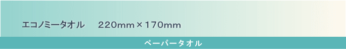 エコノミータオル 220mm×170mm